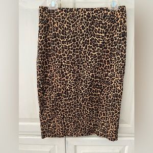 J. Crew  🐆ANIMAL PRINT SKIRT🐆